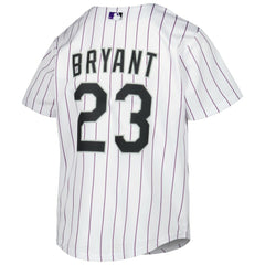 Kris Bryant Colorado Rockies Youth Alternate Replica Player Jersey - White | Nike