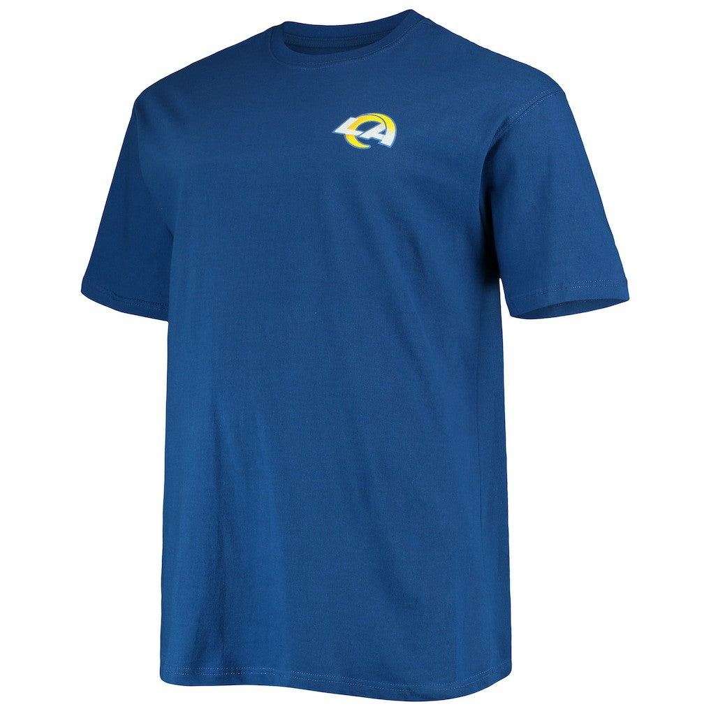 Los Angeles Rams Big & Tall #1 Dad 2-Hit T-Shirt - Royal discount