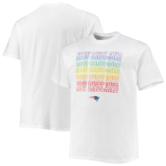 New England Patriots Big & Tall City Pride T-Shirt - White sale