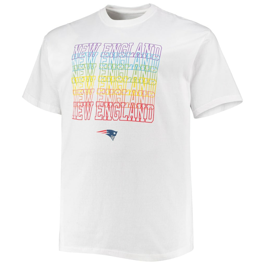 New England Patriots Big & Tall City Pride T-Shirt - White sale