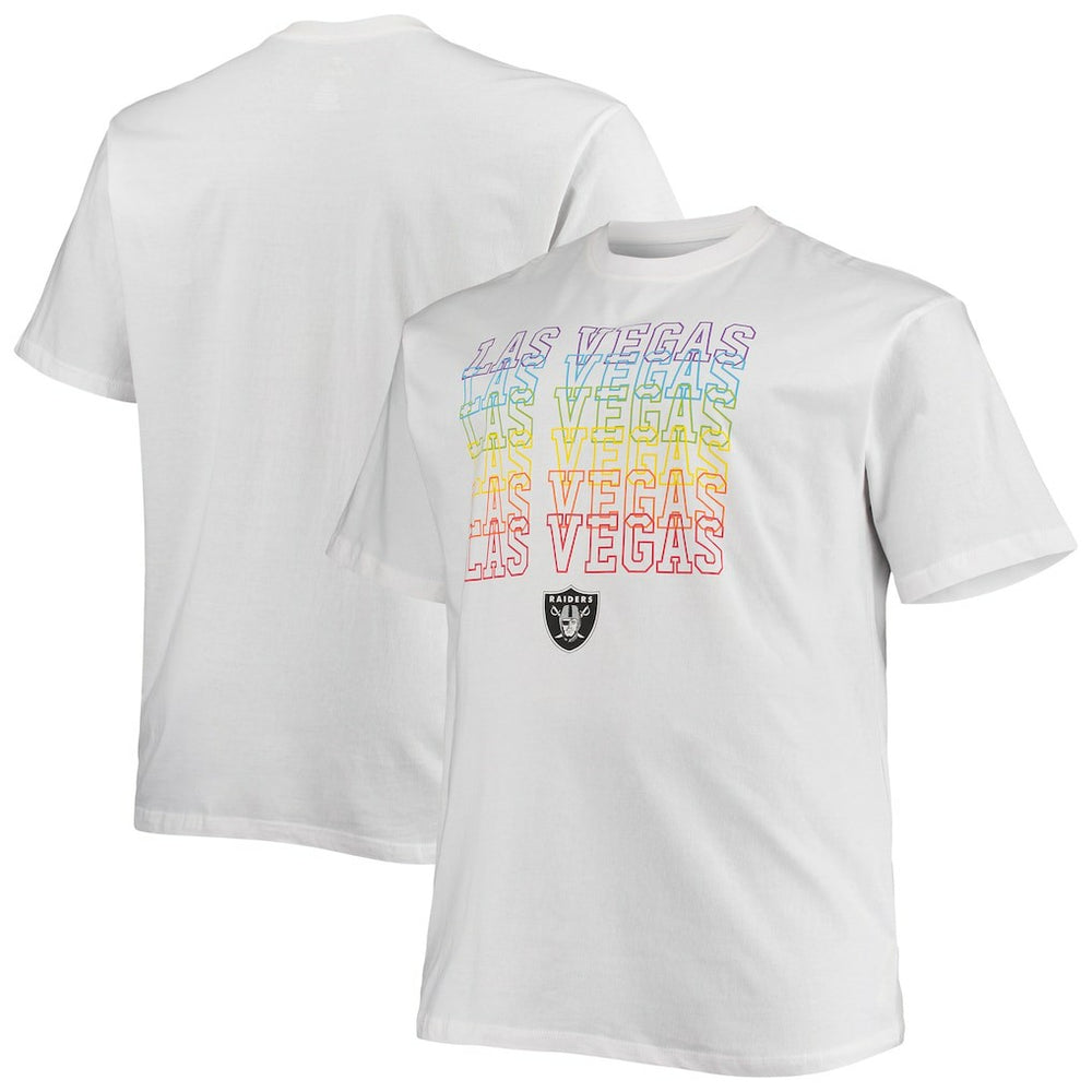 Las Vegas Raiders Big & Tall City Pride T-Shirt - White for sale