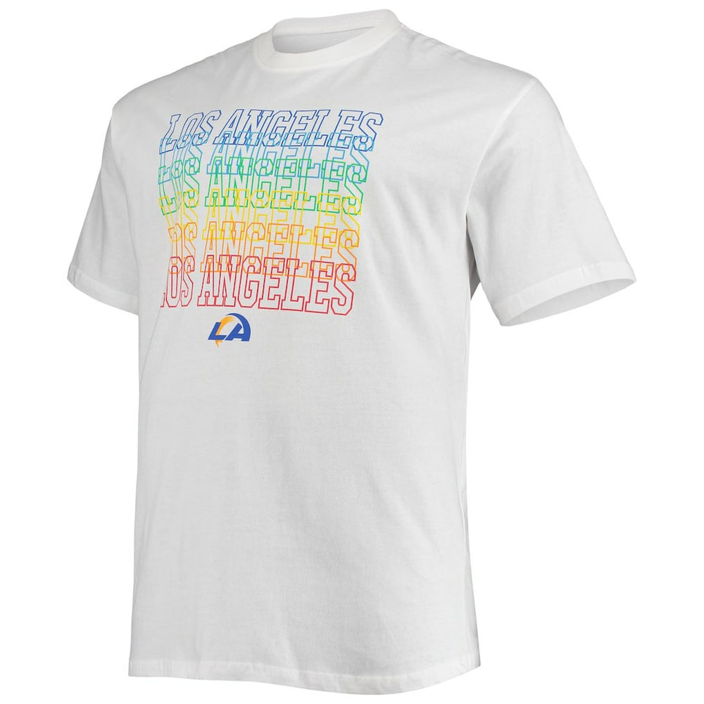 Los Angeles Rams Big & Tall City Pride T-Shirt - White cheap