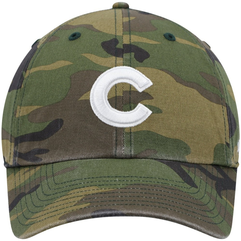 Chicago Cubs Clean Up Adjustable Hat - Camo | 47 brand