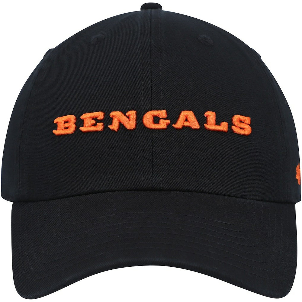 Cincinnati Bengals '47 Clean Up Script Adjustable Hat - Black outlet