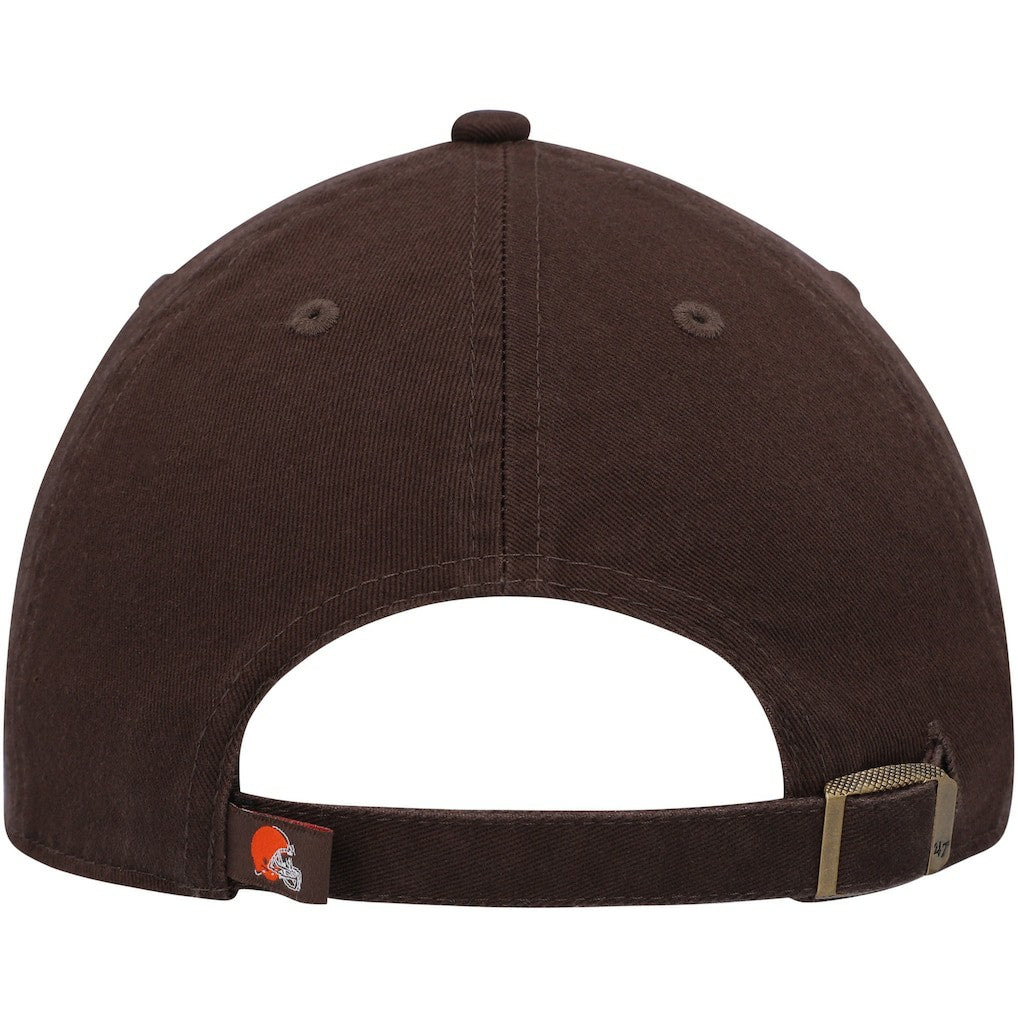 Cleveland Browns '47 Youth Team Logo Clean Up Adjustable Hat - Brown for sale