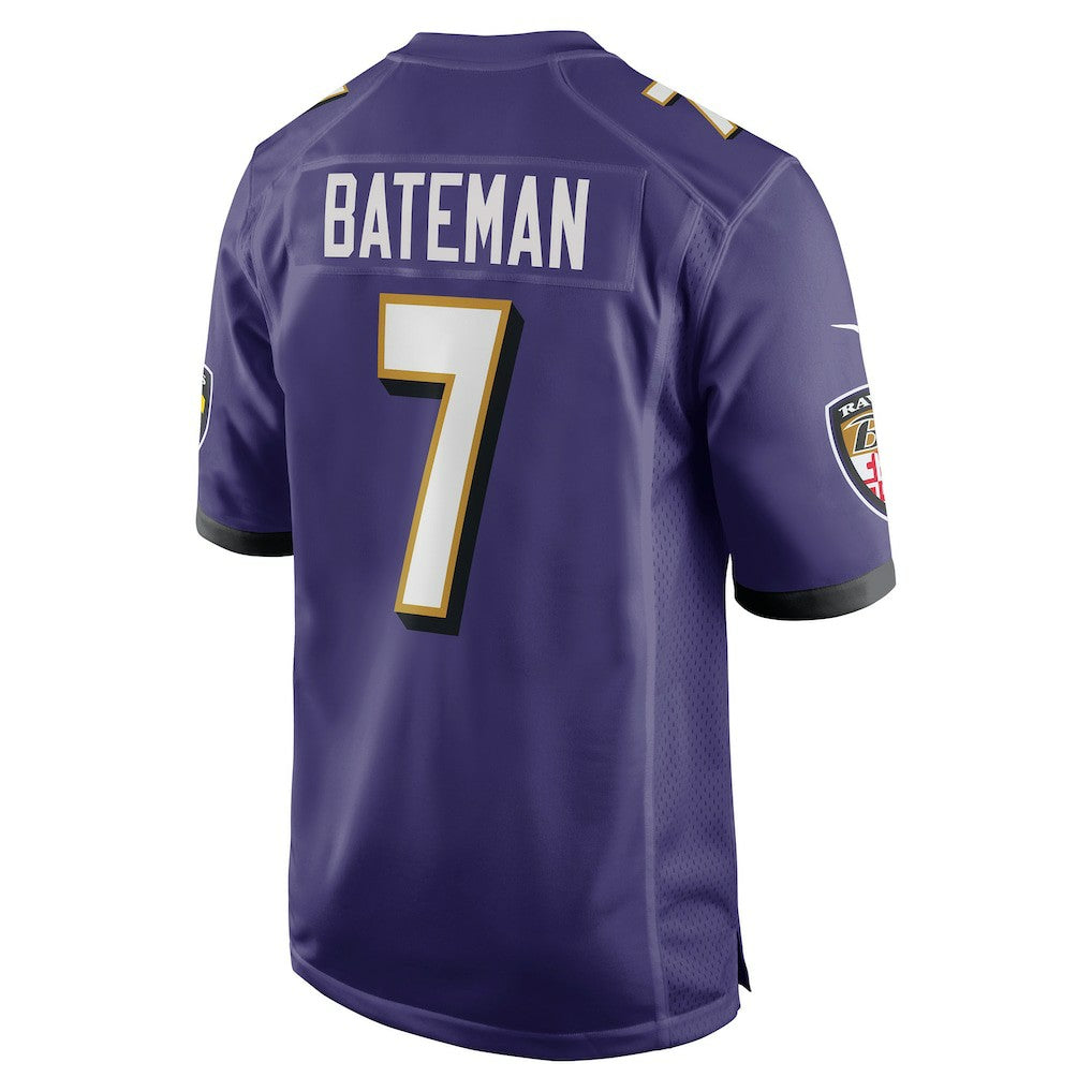 Rashod Bateman Baltimore Ravens Game Player Jersey - Purple | Nike outlet