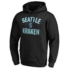 Seattle Kraken Fanatics Big & Tall Victory Arch Pullover Hoodie Black