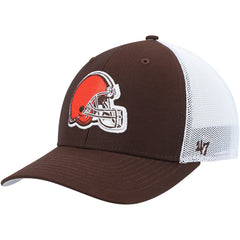 Cleveland Browns '47 Trophy Trucker Flex Hat - Brown/White for sale