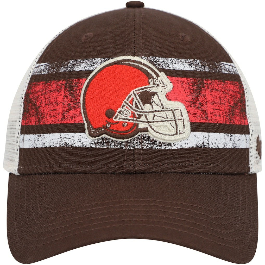 Cleveland Browns '47 Interlude MVP Trucker Snapback Hat - Brown/White discount
