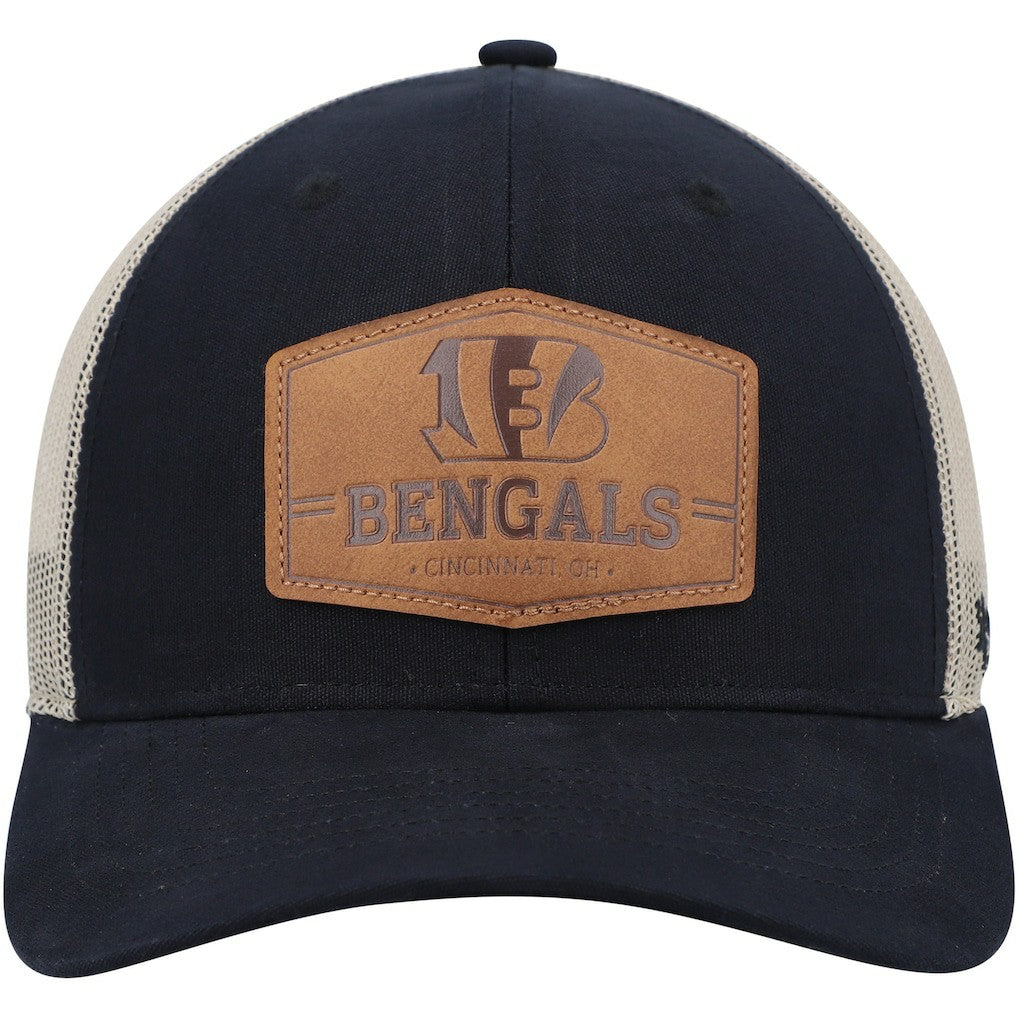 Cincinnati Bengals '47 Rawhide Trucker Adjustable Hat - Dark Navy/Natural sale