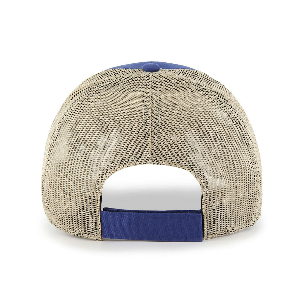 New York Giants '47 Rawhide Trucker Adjustable Hat - Royal/Natural for sale
