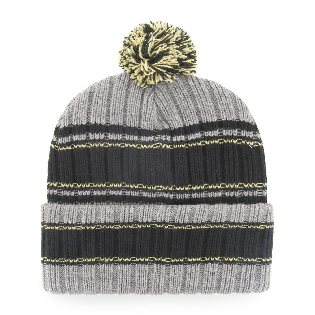 New Orleans Saints '47 Rexford Cuffed Knit Hat with Pom - Graphite/Black cheap