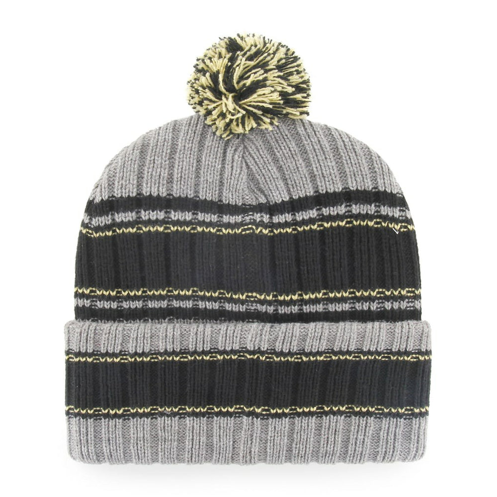 New Orleans Saints '47 Rexford Cuffed Knit Hat with Pom - Graphite/Black cheap