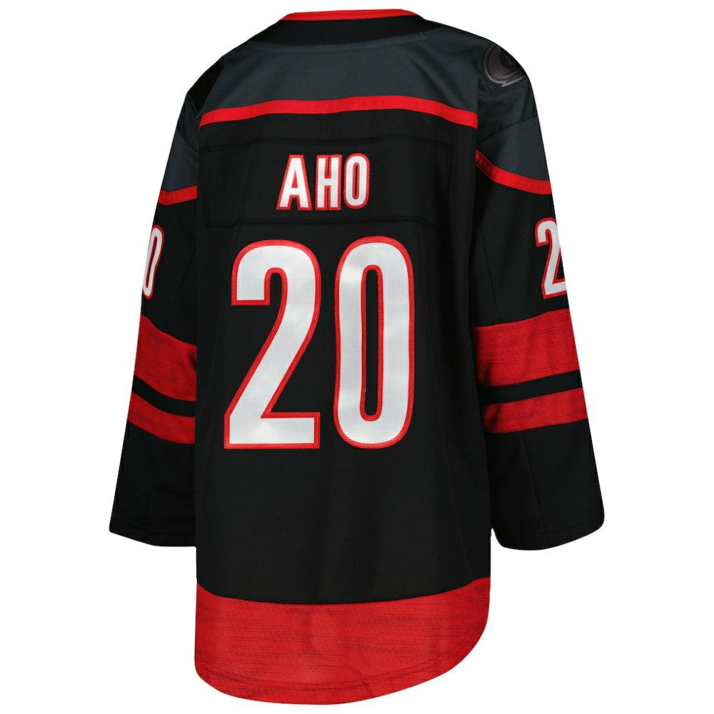 Sebastian Aho Carolina Hurricanes Youth Home Premier Player Jersey Black