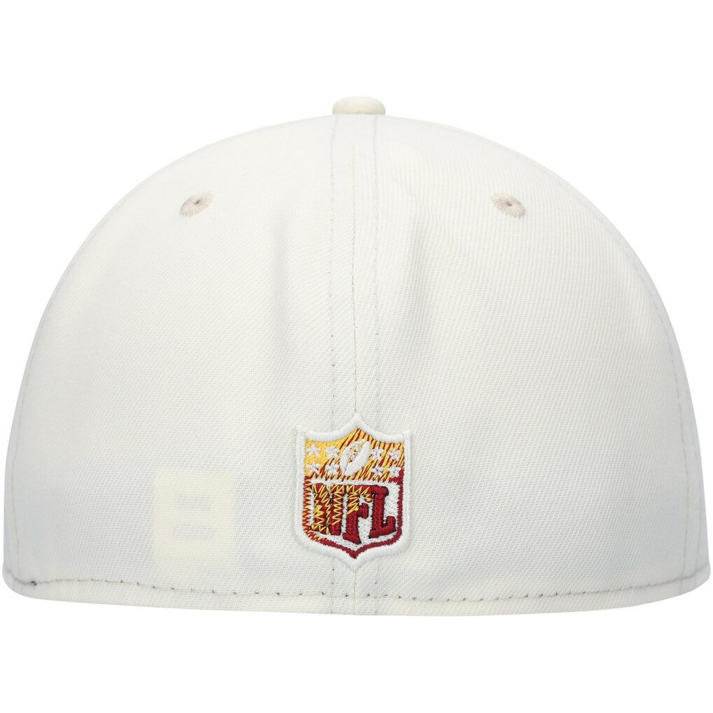 Washington Commanders New Era Chrome Color Dim 59FIFTY Fitted Hat - Cream sale
