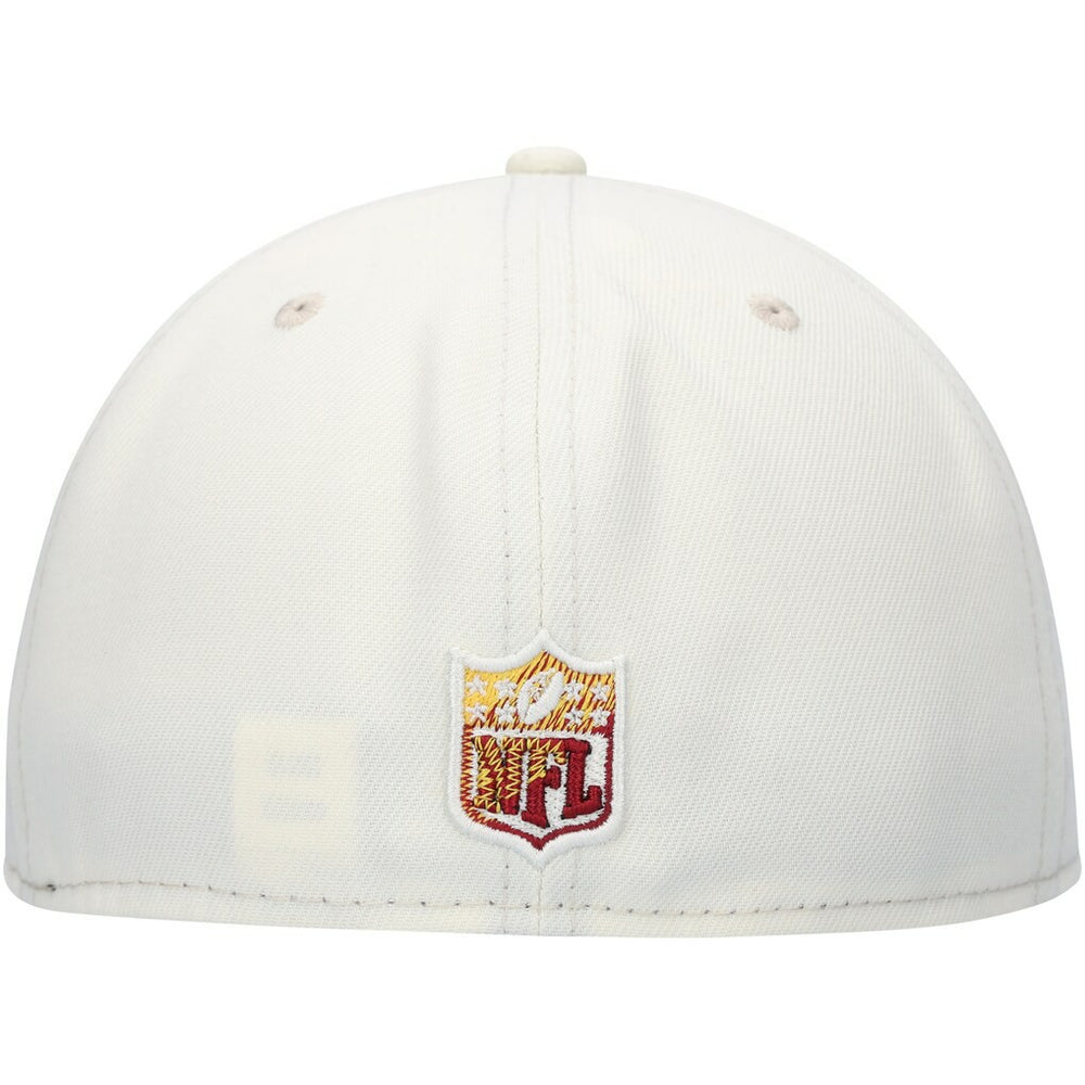 Washington Commanders New Era Chrome Color Dim 59FIFTY Fitted Hat - Cream sale