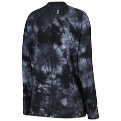 Las Vegas Raiders MSX by Michael Strahan Women's Bailey Tie-Dye Pullover Sweatshirt - Black cheap