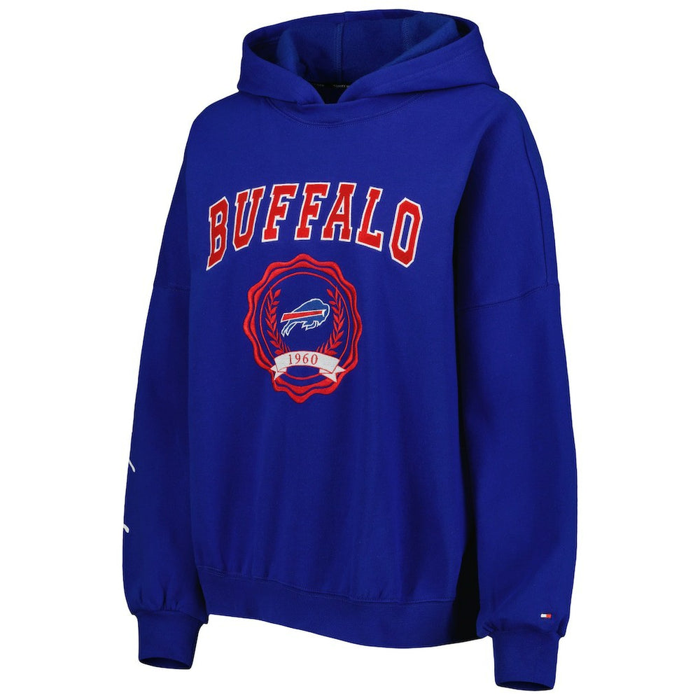 Buffalo Bills Tommy Hilfiger Women's Becca Drop Shoulder Pullover Hoodie - Royal cheap