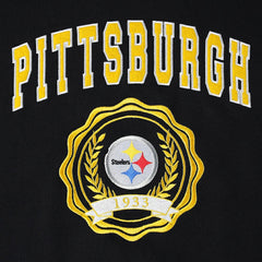 Pittsburgh Steelers Tommy Hilfiger Women's Becca Drop Shoulder Pullover Hoodie - Black sale