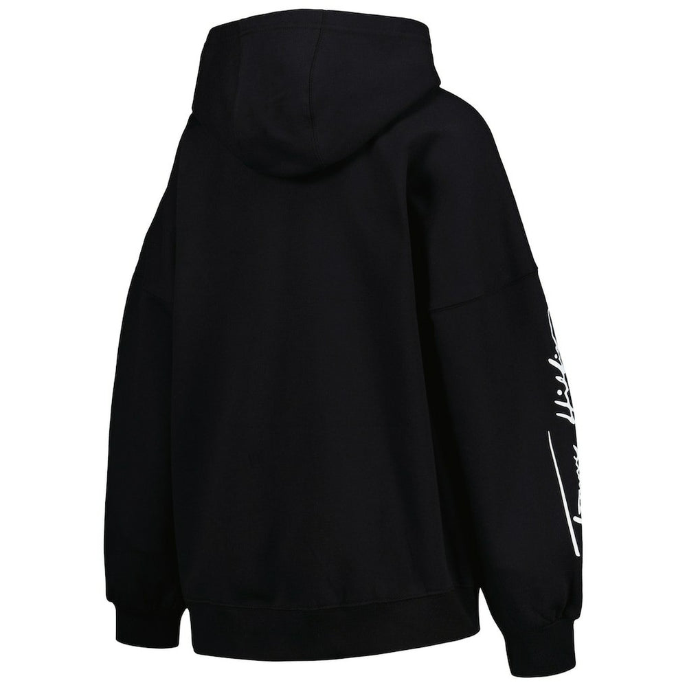Las Vegas Raiders Tommy Hilfiger Women's Becca Drop Shoulder Pullover Hoodie - Black cheap