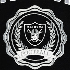 Las Vegas Raiders Tommy Hilfiger Women's Becca Drop Shoulder Pullover Hoodie - Black cheap