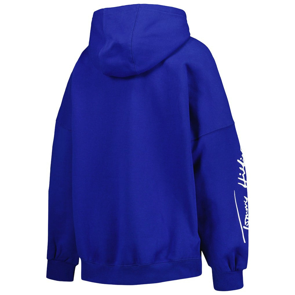 Los Angeles Rams Tommy Hilfiger Women's Becca Drop Shoulder Pullover Hoodie - Royal outlet