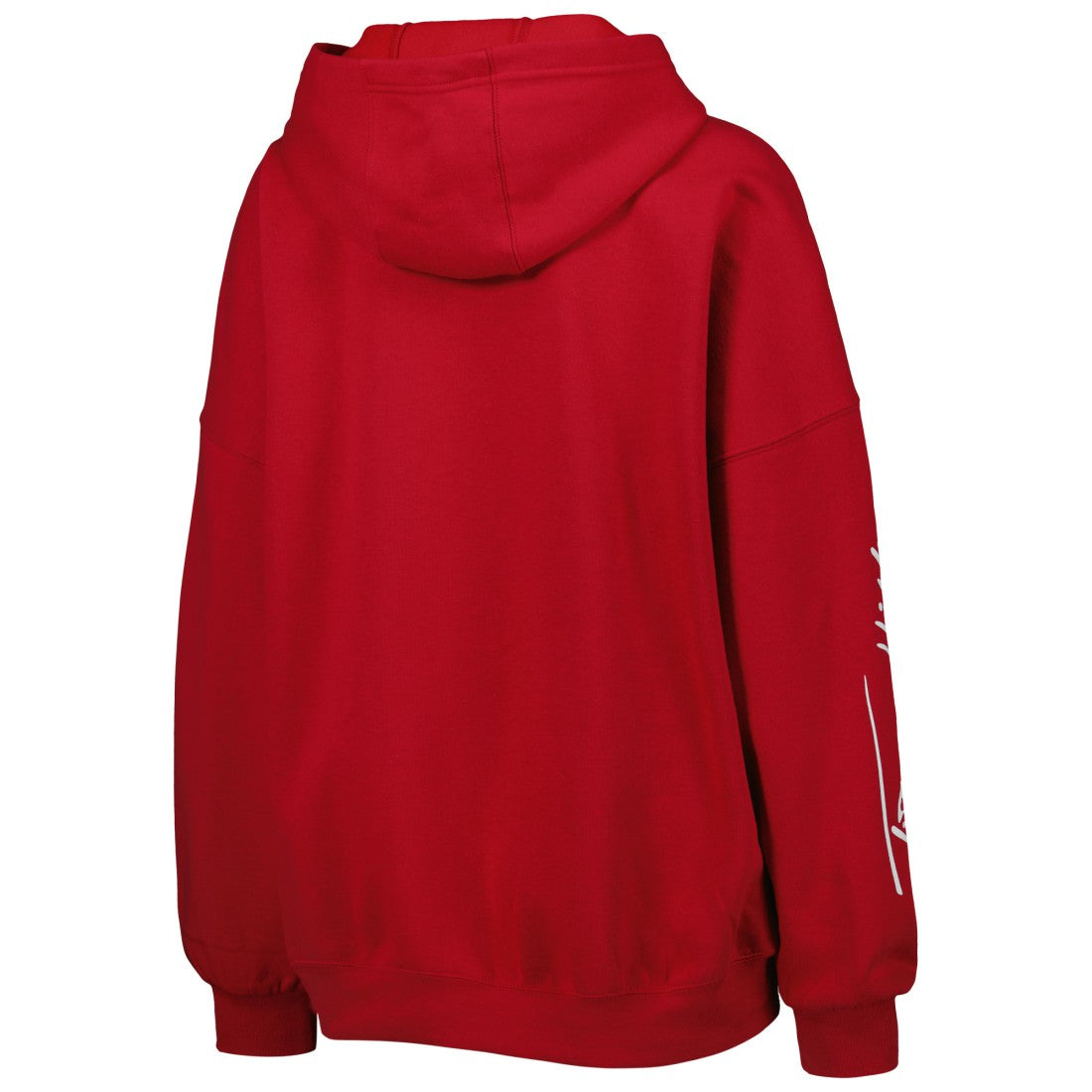 Tampa Bay Buccaneers Tommy Hilfiger Women's Becca Drop Shoulder Pullover Hoodie - Red on sale