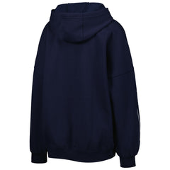 Tennessee Titans Tommy Hilfiger Women's Becca Drop Shoulder Pullover Hoodie - Navy for sale