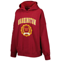Washington Commanders Tommy Hilfiger Women's Becca Drop Shoulder Pullover Hoodie - Burgundy cheap