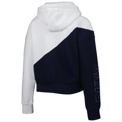 Tennessee Titans DKNY Sport Women's Bobbi Color Blocked Pullover Hoodie - White/Navy sale