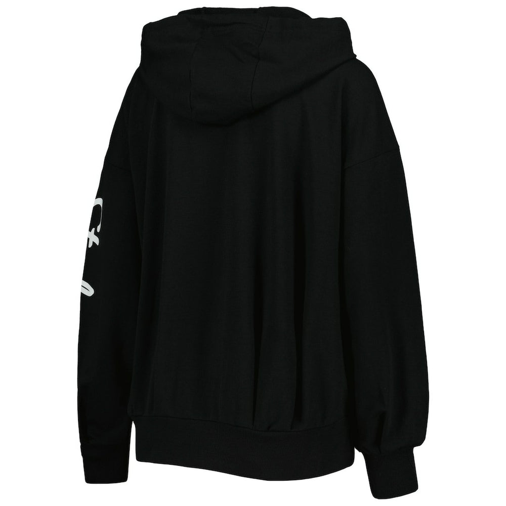 Pittsburgh Steelers MSX by Michael Strahan Women's Emerson Lightweight Full-Zip Hoodie - Black discount