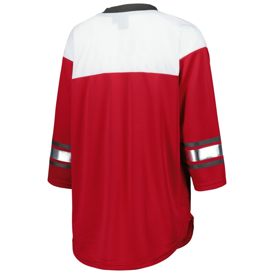 Tampa Bay Buccaneers G-III 4Her by Carl Banks Women's Double Team 3/4-Sleeve Lace-Up T-Shirt - Red/White discount