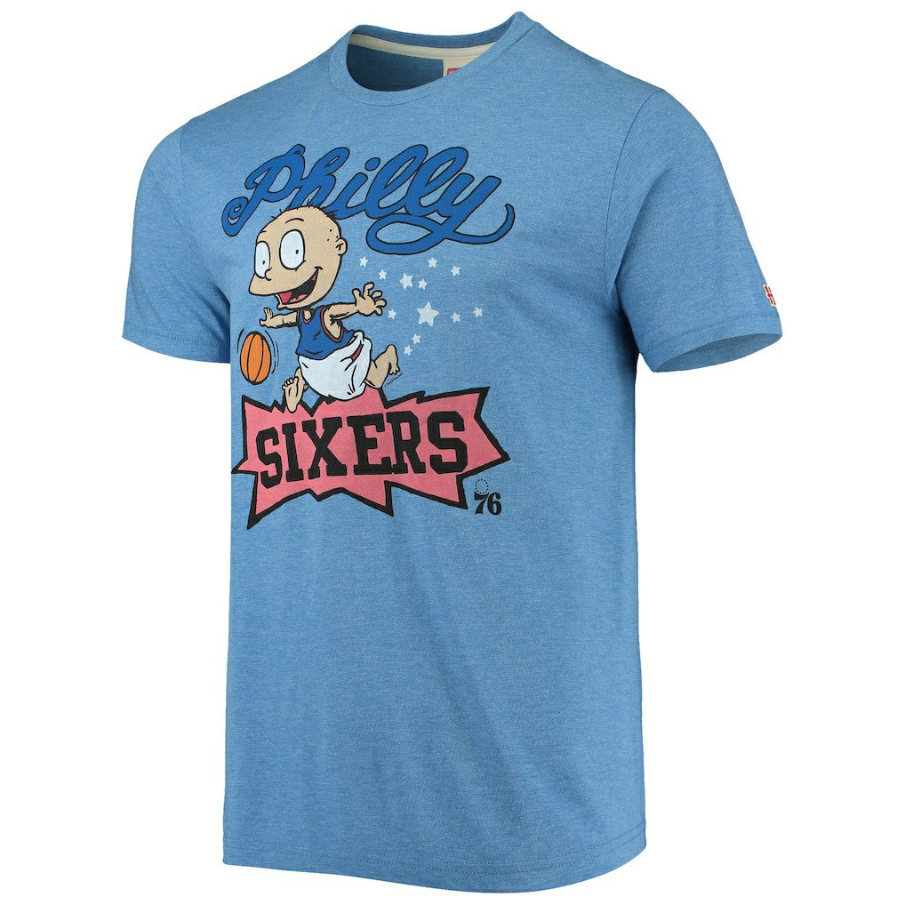 Philadelphia 76ers Homage NBA x Rugrats Tri-Blend T-Shirt - Royal sale