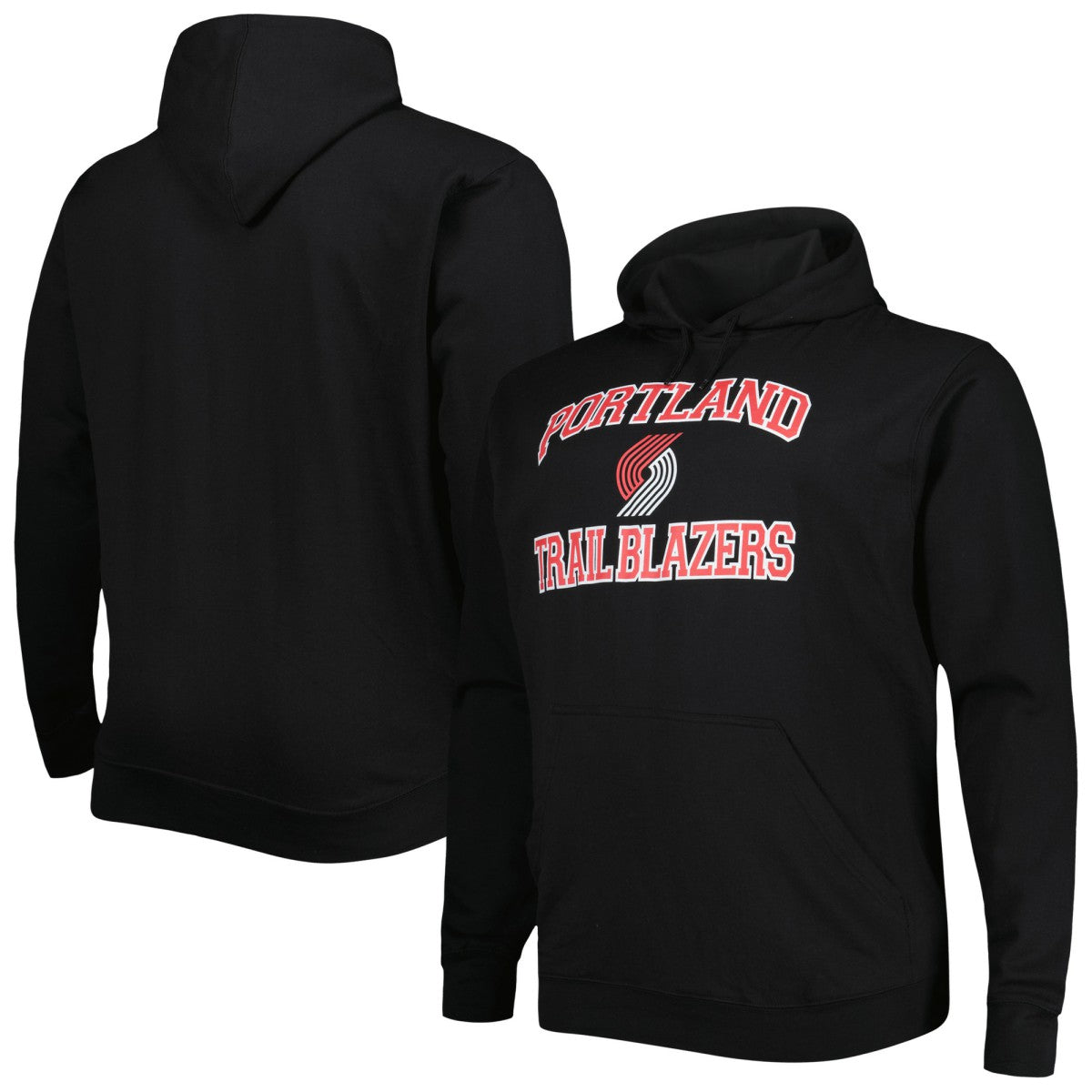 Portland Trail Blazers Big & Tall Heart & Soul Pullover Hoodie - Black online