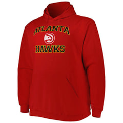 Atlanta Hawks Big & Tall Heart & Soul Pullover Hoodie - Red sale