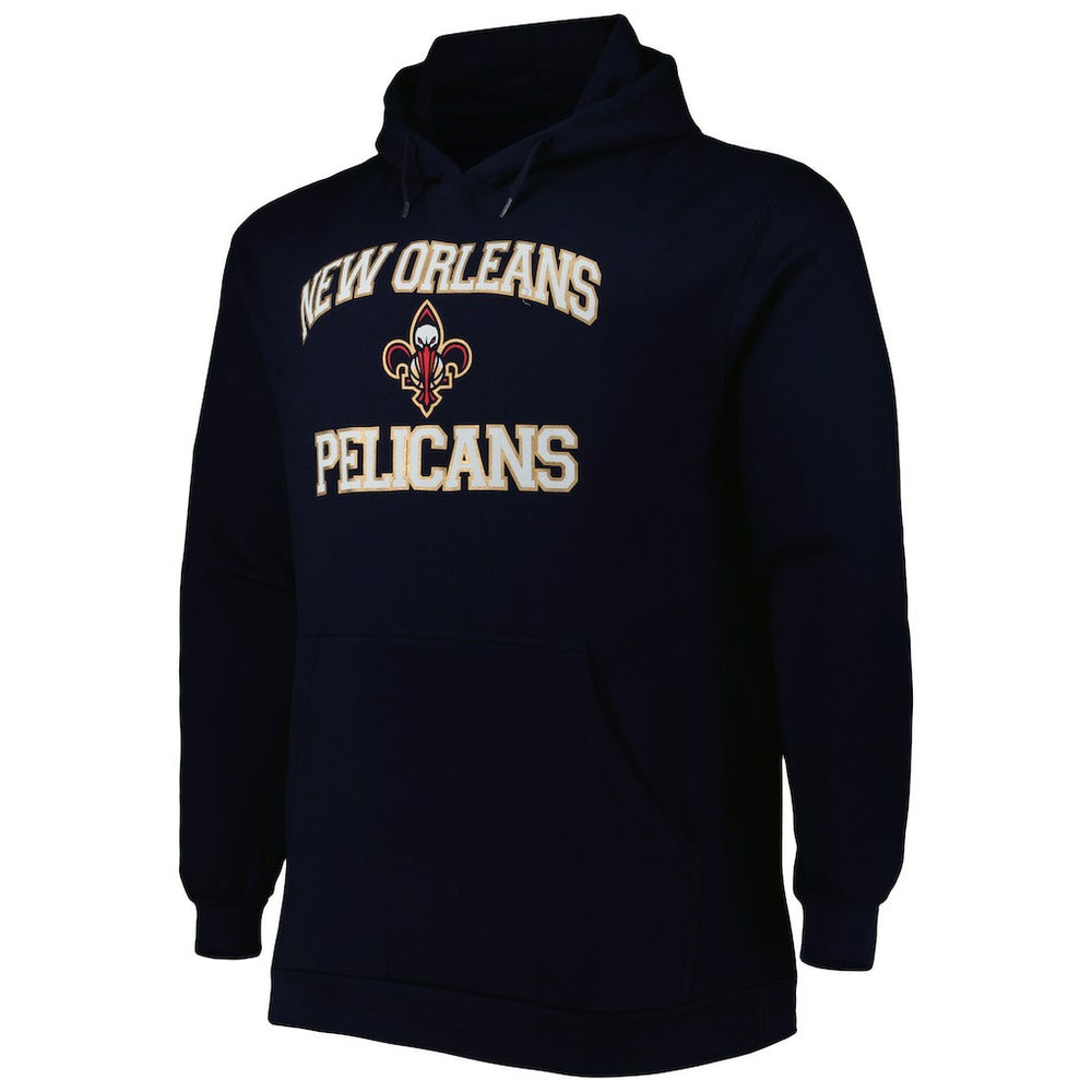 New Orleans Pelicans Big & Tall Heart & Soul Pullover Hoodie - Navy on sale