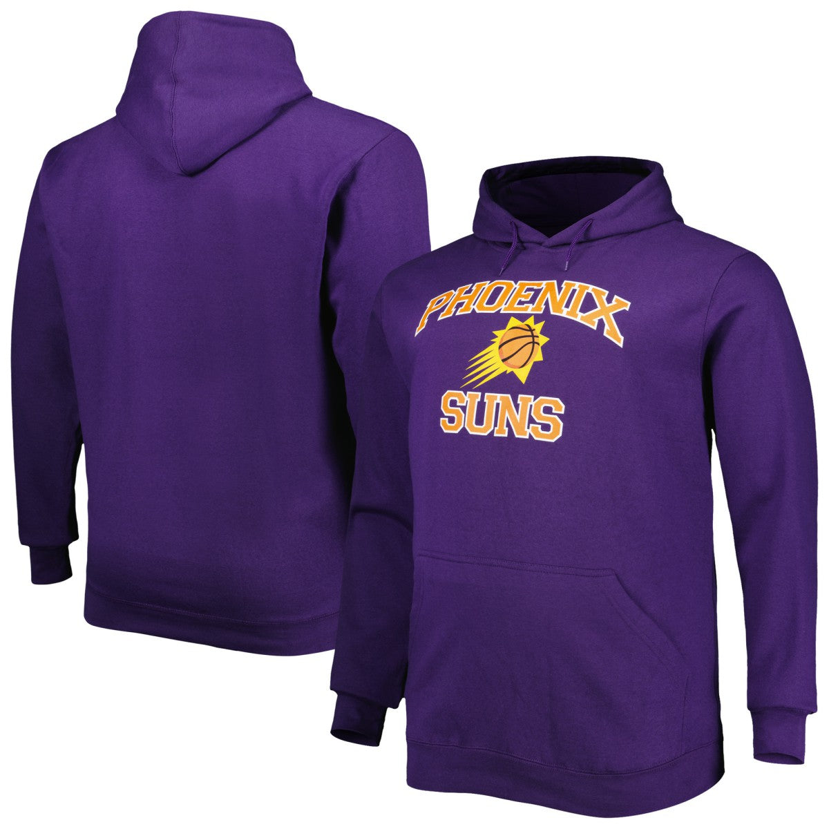 Phoenix Suns Big & Tall Heart & Soul Pullover Hoodie - Heathered Gray for sale