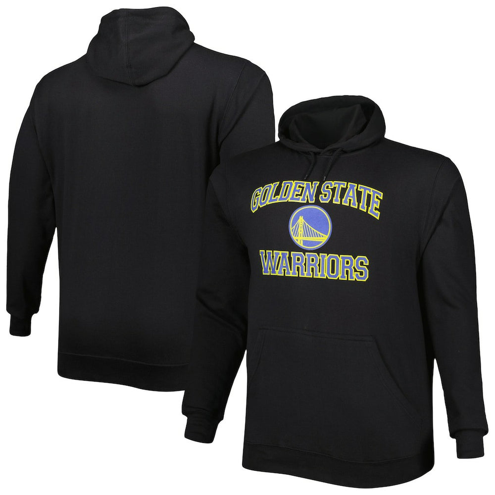 Golden State Warriors Big & Tall Heart & Soul Pullover Hoodie sale - Black discount