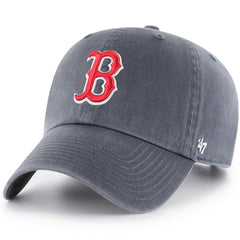 Boston Red Sox Youth Vintage Team Logo Clean Up Adjustable Hat - Navy | 47 brand