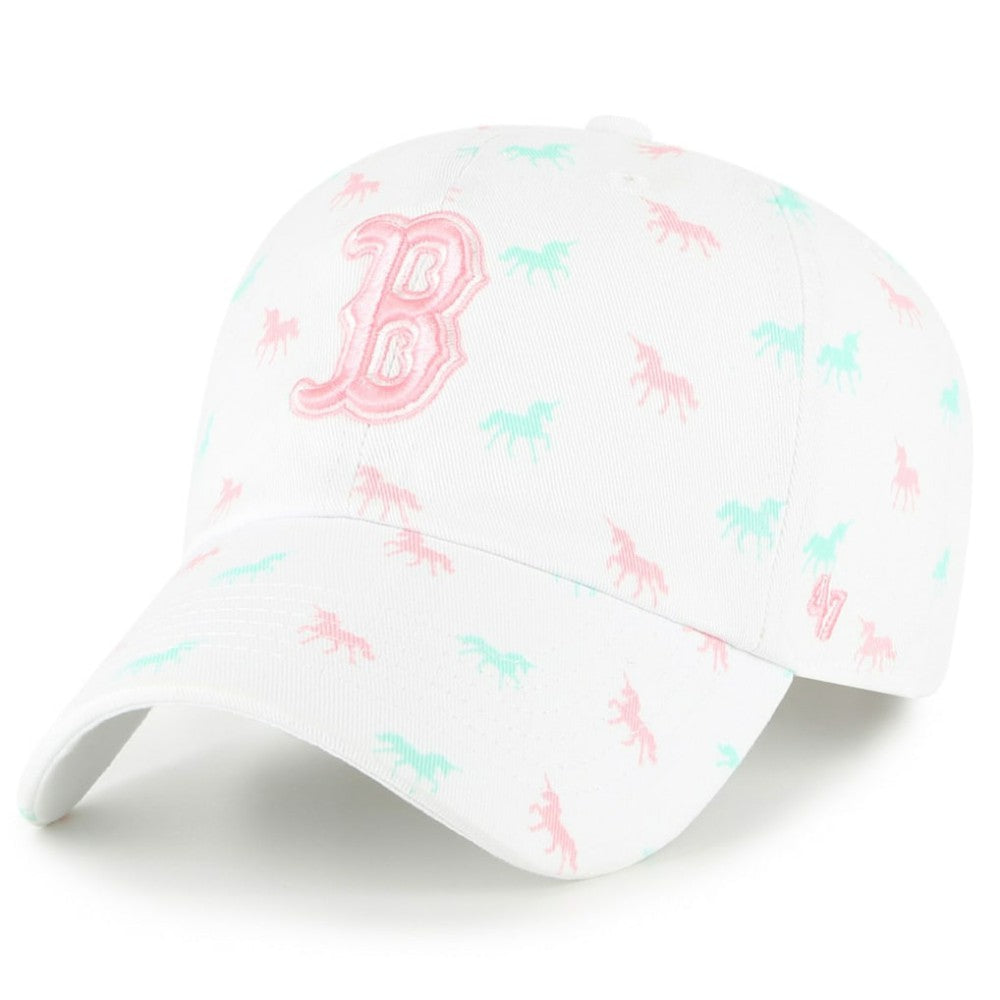 Boston Red Sox Youth Clean Up Adjustable Hat - White | 47 brand