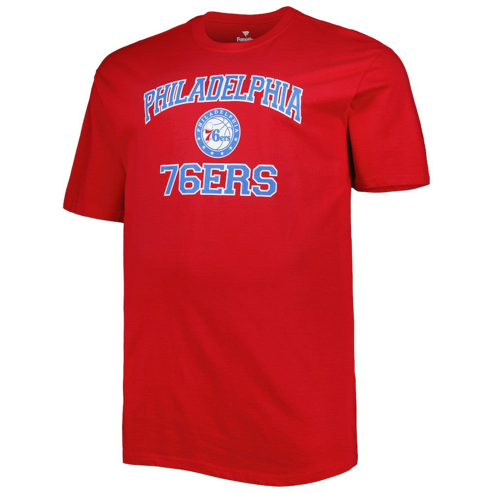Philadelphia 76ers Big & Tall Heart & Soul T-Shirt - Red on sale