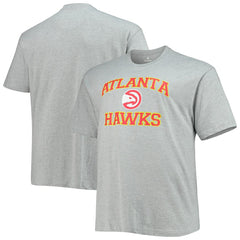 Atlanta Hawks Big & Tall Heart & Soul T-Shirt - Heathered Gray shop