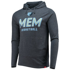 Memphis Grizzlies Sportiqe Practice Shoot Around Rowan Tri-Blend Pullover Hoodie - Heathered Navy shop