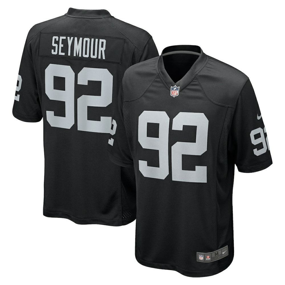 Richard Seymour Las Vegas Raiders Retired Player Game Jersey - Black | Nike on sale