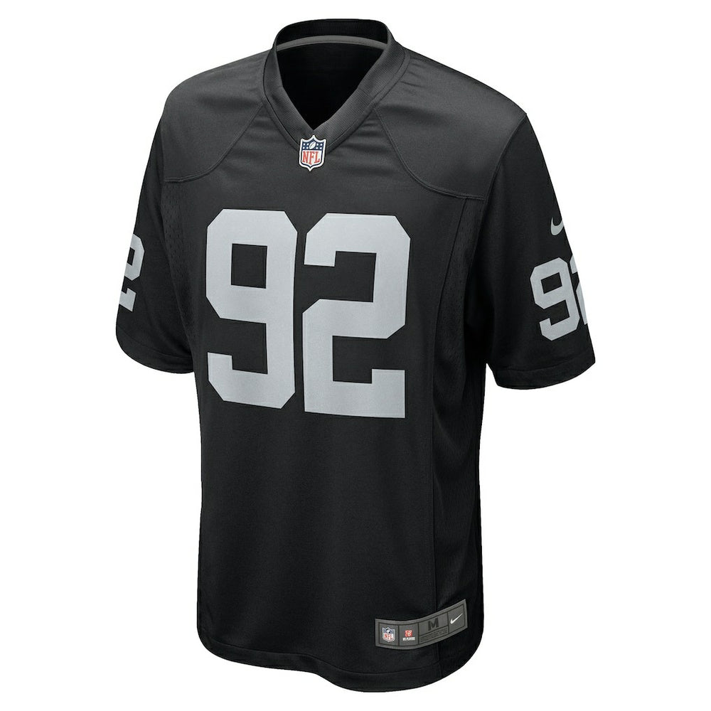 Richard Seymour Las Vegas Raiders Retired Player Game Jersey - Black | Nike on sale