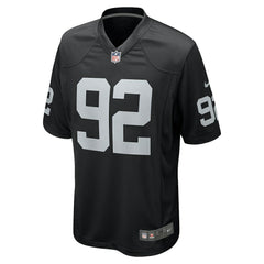 Richard Seymour Las Vegas Raiders Retired Player Game Jersey - Black | Nike on sale