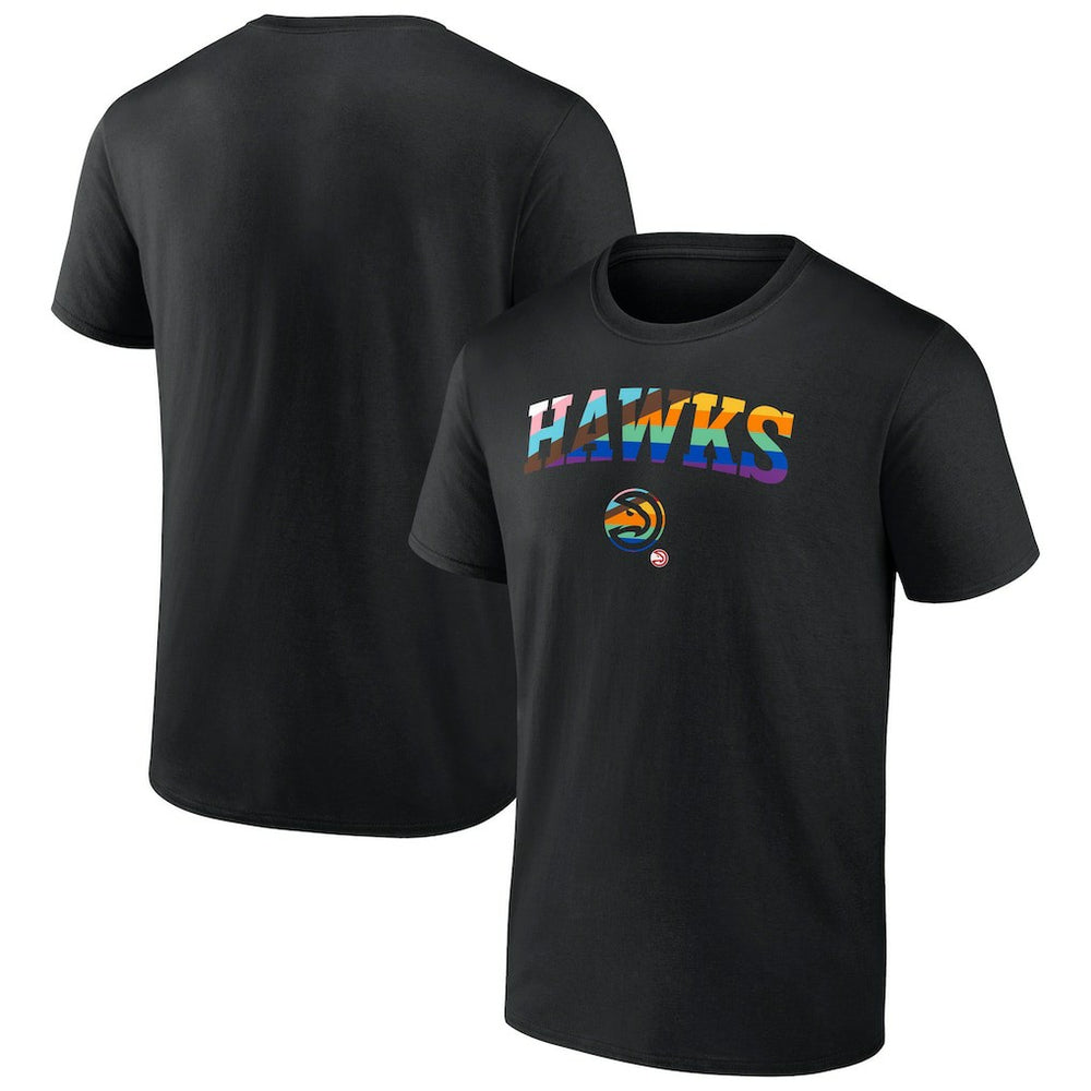 Atlanta Hawks Logo Pride T-Shirt - Black discount