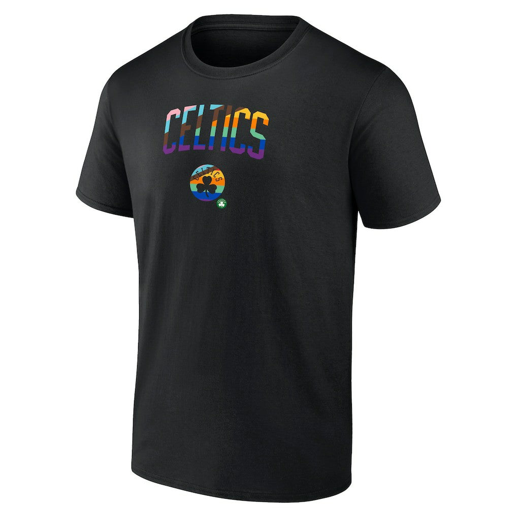 Boston Celtics Logo Pride T-Shirt - Black cheap