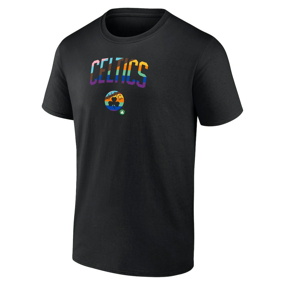 Boston Celtics Logo Pride T-Shirt - Black cheap