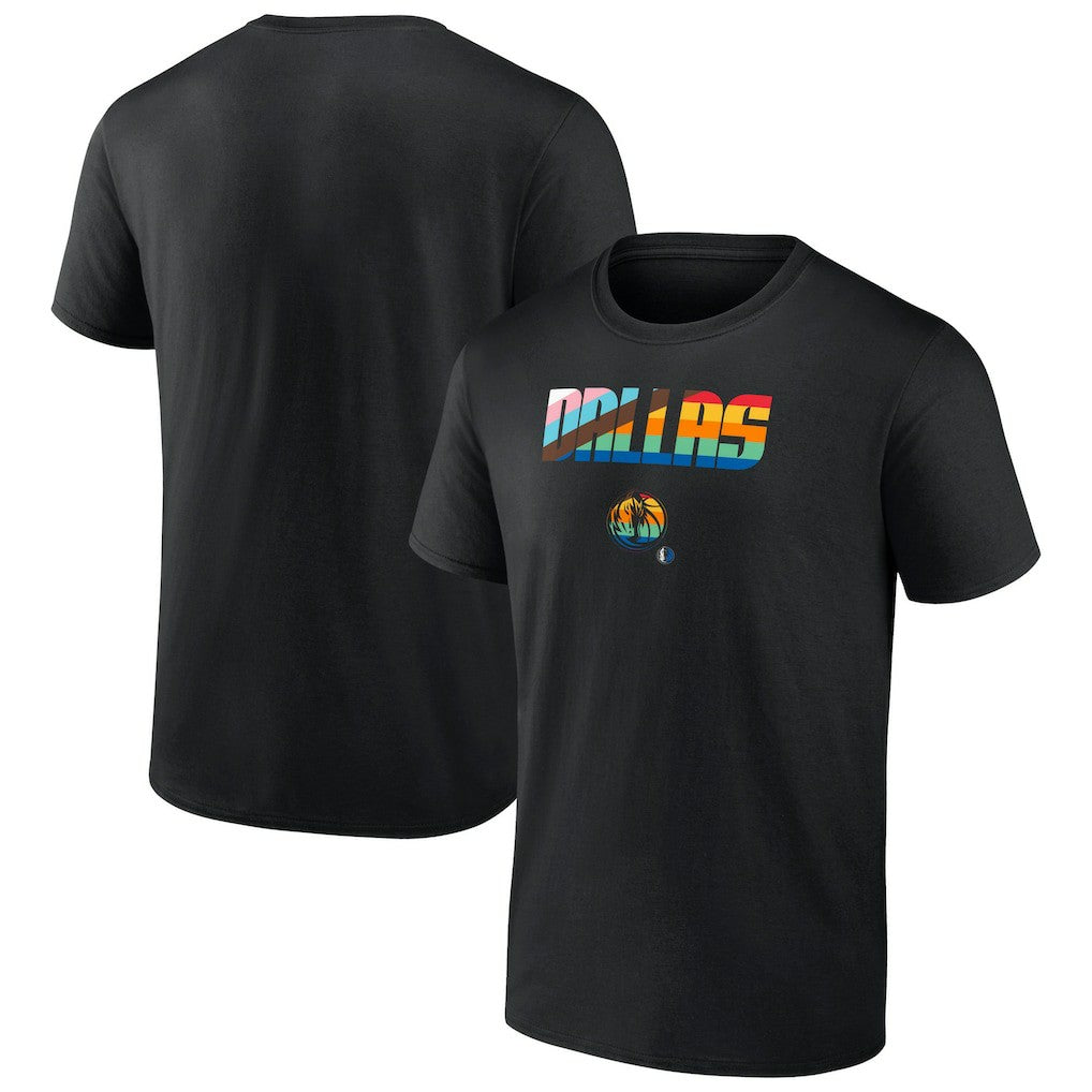 Dallas Mavericks Pride T-Shirt sale - Black sale